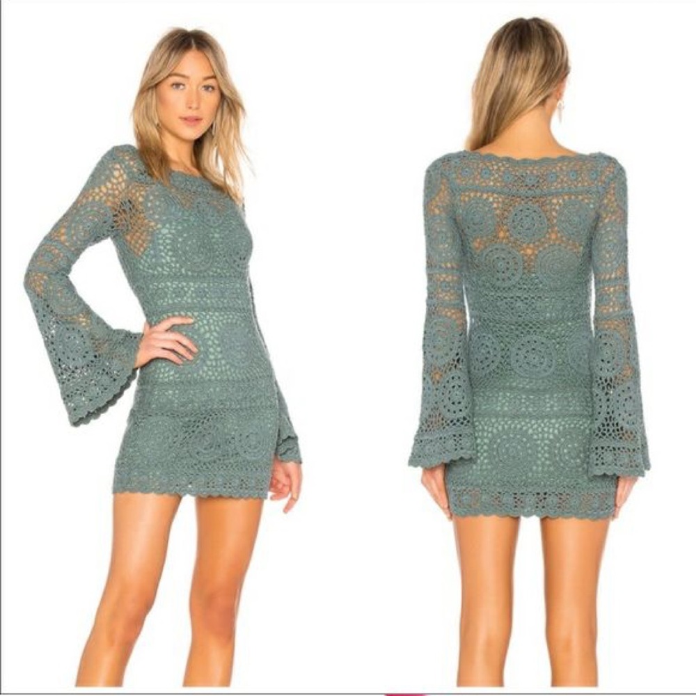 Majorelle harvest dress in Sage